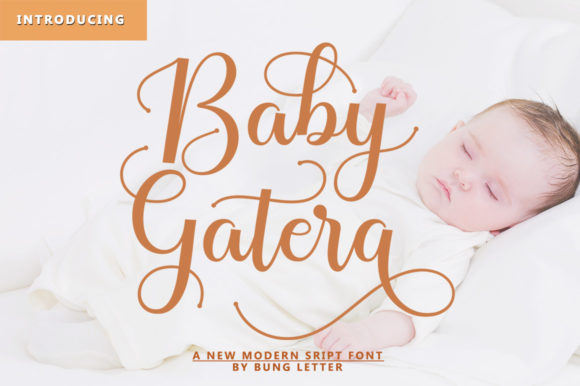 Baby Gatera Font Review: Romantic Script Design
