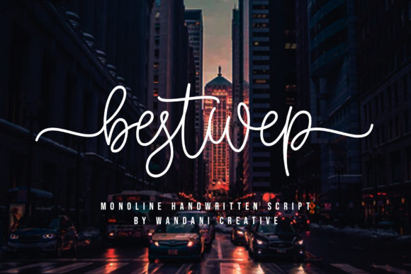 Bestwep Font Review: A Sweet Handwritten Script