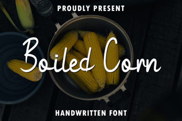 Boiled Corn: A Sweet Handwritten Typeface for Modern Web Design