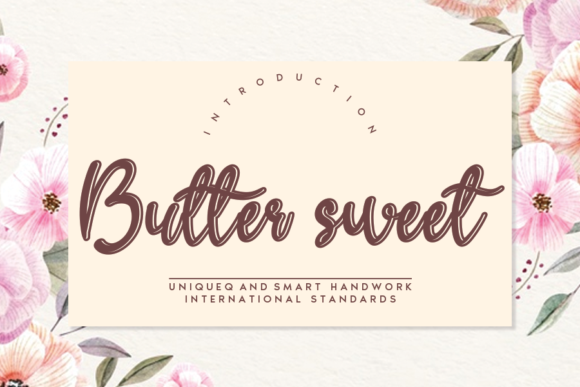 Butter Sweet Font Review: Elegant Script for Designers