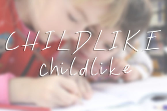 Childlike Handwritten Font for Authentic Brand Identity