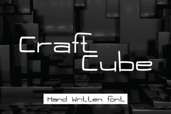 Craft Cube: A Simple Handwritten Font for Editorial Design