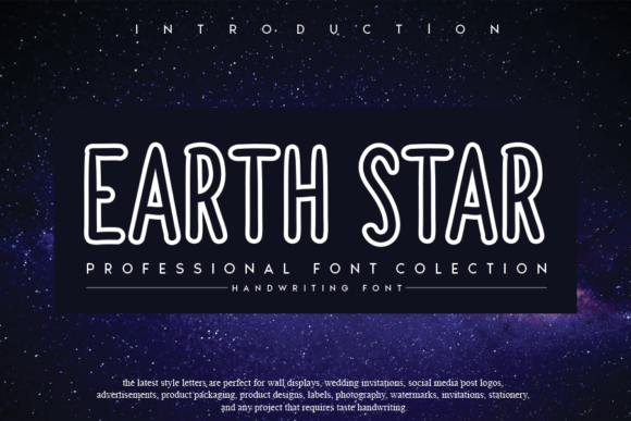Earthstar: A Magical Handwritten Font for Elegant Branding