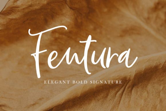 Fentura: A Handwritten Script Font for Boutique Branding