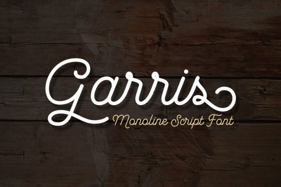 Garris: The Elegant Script Handwritten Font for Boutique Branding
