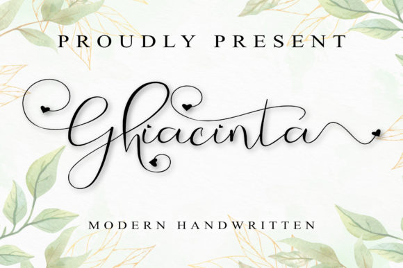 Ghiacinta: The Timeless Handwritten Font for Elegant Web Design