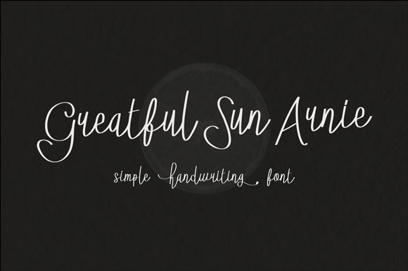 Greatful Sun Arnie: The Elegant Handwritten Font for Scroll-Stopping Content