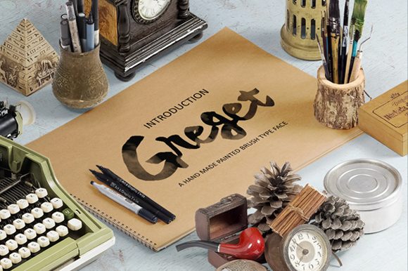 Greget: A Sweet Handwritten Font for Editorial Design