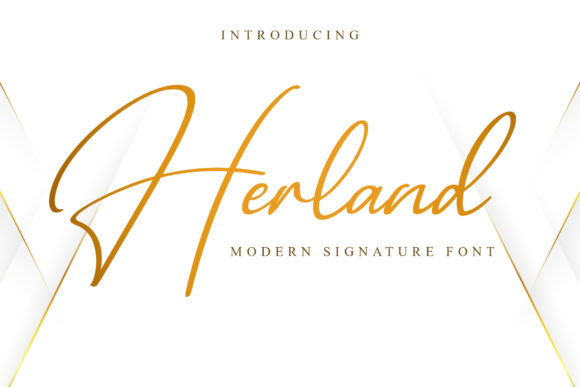 Herland Typeface Review: A Charming Script for Elegant Branding