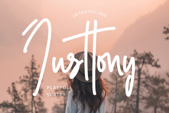 Justtony: The Exquisite Handwritten Font for Modern Campaigns