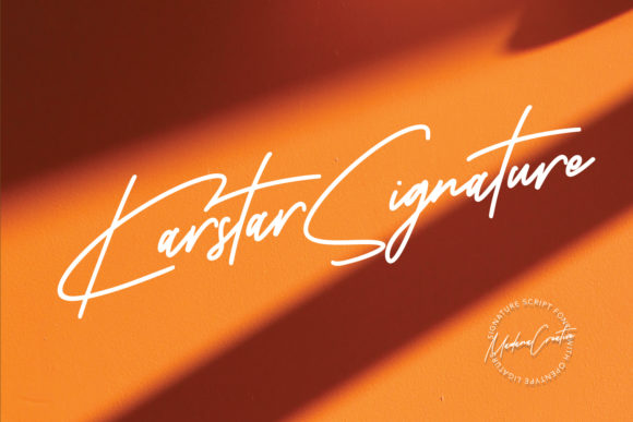 Karstar Signature: Elevate Brand Visuals With Timeless Handwritten Typography