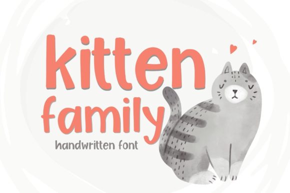 Kitten Family: The Quirky Handwritten Font for Joyful Branding