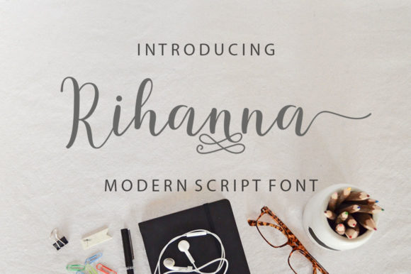 Rihanna Typeface Review: Elegant Script Fonts for Editorial Design