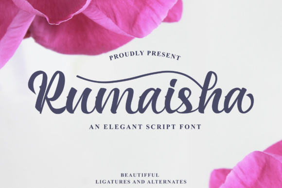 Rumaisha Handwritten Font for Elegant Brand Identity