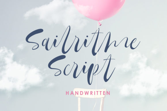 Sailritme: The Delicate Handwritten Font for Elegant Branding
