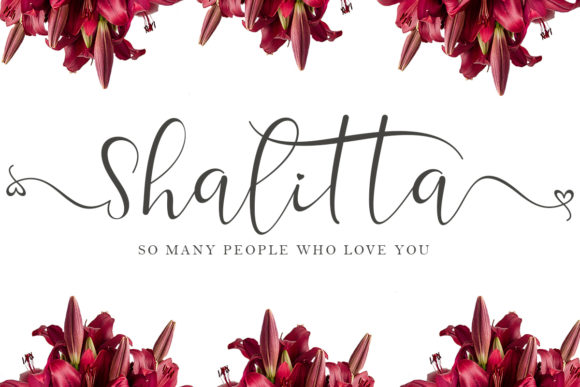 Shalitta: The Elegant Script Handwritten Font for Wedding Invitations and Branding