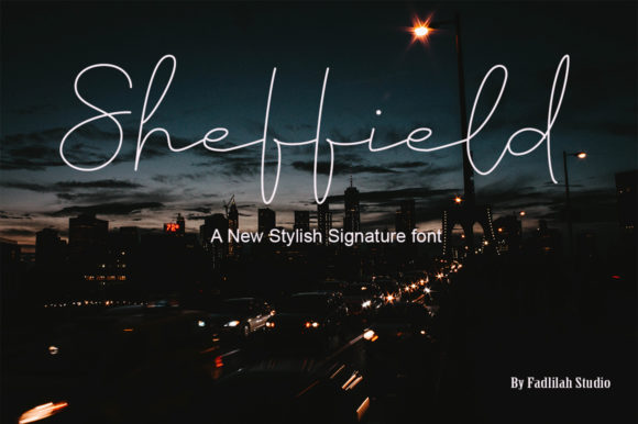 Sheffield Typeface for Elegant Editorial Design