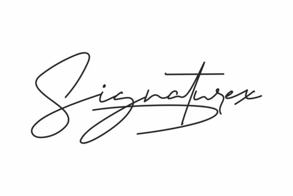 Signaturex Handwritten Font for Elegant Digital Branding