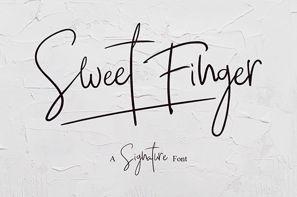 Sweet Finger Handwritten Font for Elegant Web Design