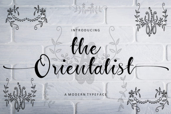 The Orientalist Typeface: A Romantic Script for Elegant Branding