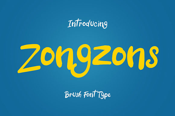 Zongzons: A Sweet Script Handwritten Font for Creative Branding